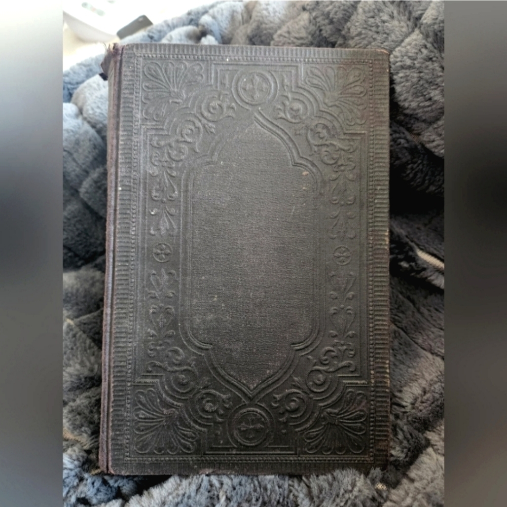 Antique 1889 embossed Black German Bible